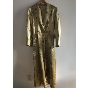 Vintage Silk Peony Robe from China.